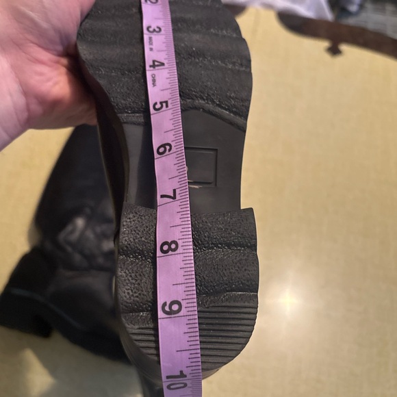 Vintage Black Leather Boots - Picture 9 of 11